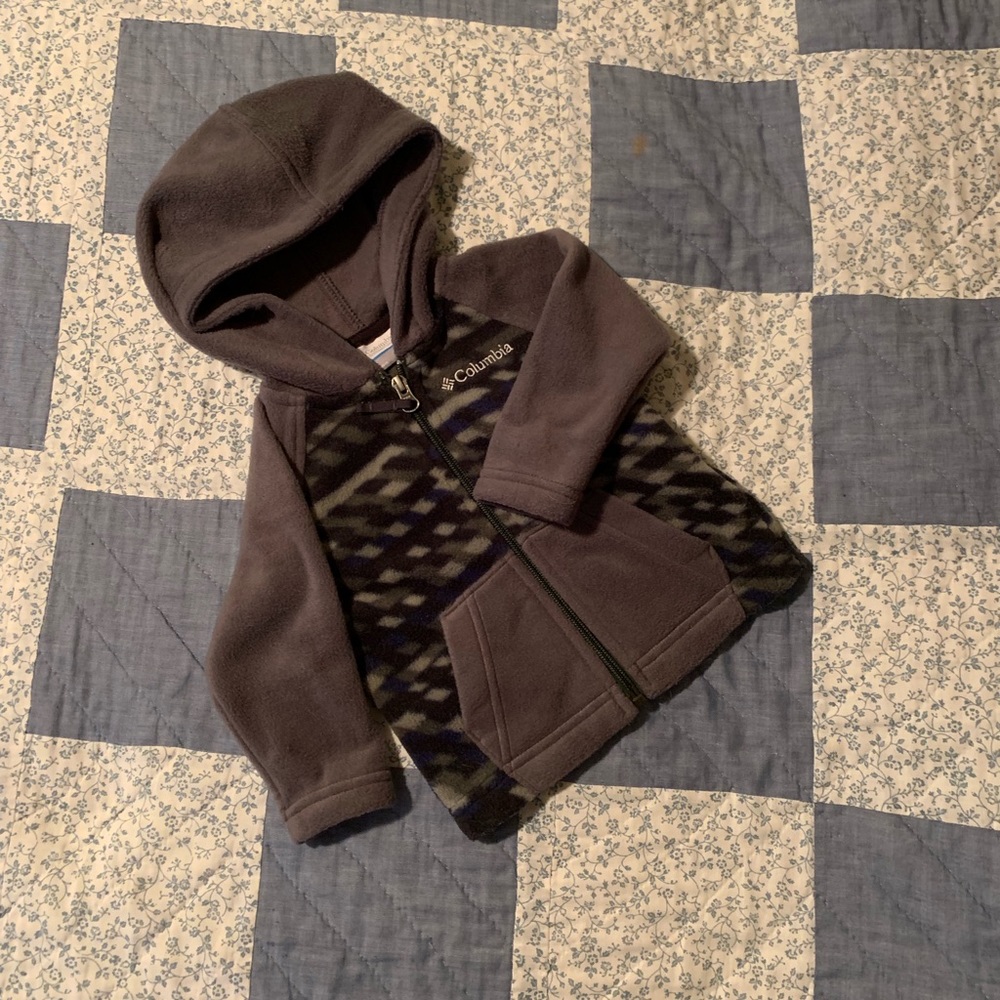Baby Columbia zip up hoodie